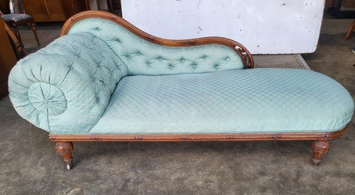 Antique victorian chaise - antique,