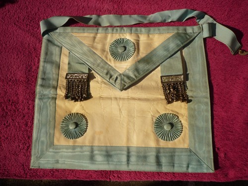 Vintage masonic regalia apron - masonic,