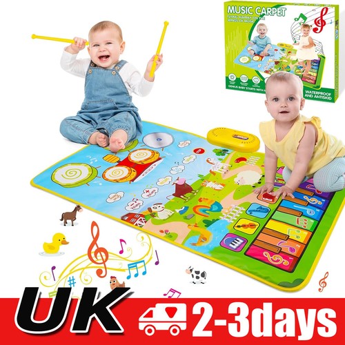 Kids musical piano mat drum - piano,