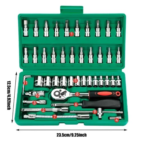 46pcs metric socket hss - 46pcs,