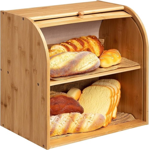 Bread bin tiers double layer - double,