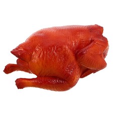 Roast Chicken Display Model Artificial Cooked Turkey Prop Faux Food Decoration