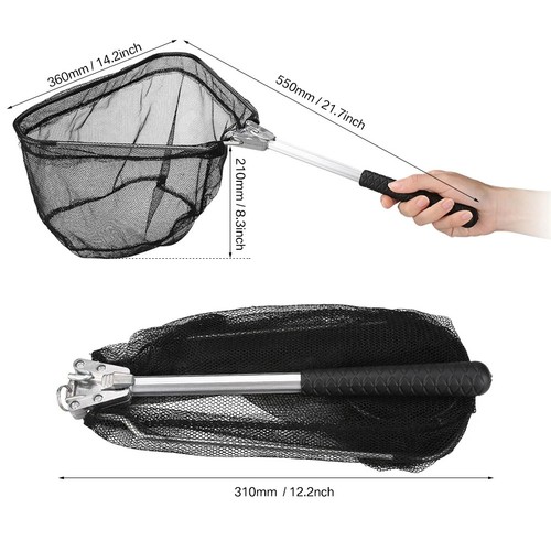 Fishing landing net aluminum - fishing,