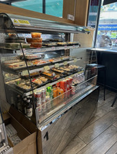 Frost -Tech Multi Deck Curved 'Grab & Go' Steel Fridge