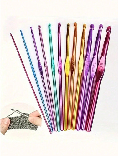 Crochet hooks set - 12, pcs