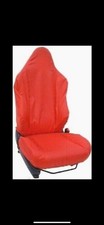 CAR SEAT COVER / PROTECTOR IN RED TO FIT HONDA CIVIC TYPE R EP3 FRONT SPORT SEAT