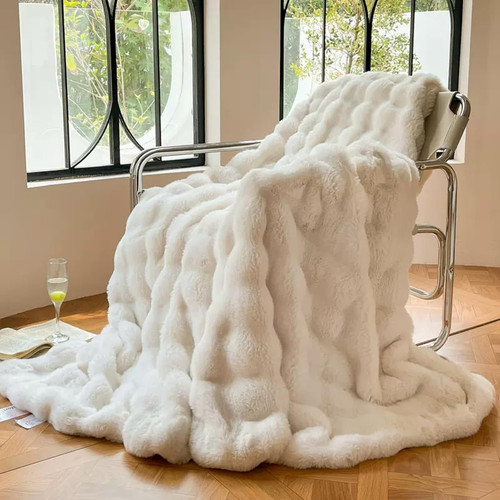 Faux rabbit fur - faux,