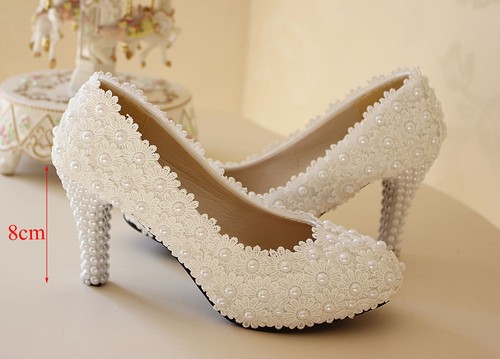 White ivory lace - white,