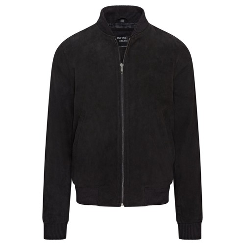 Men varsity black suede - men's,