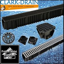  Heavy Duty PVC or Galvanised Channel Drainage Grating 1m Length Clark Drain