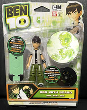 Ben 10 Alien Collection BEN WITH BOARD (Sealed) + Animation Disc Bandai Rare