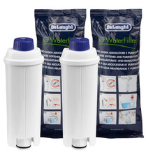 2x De’Longhi Water Filters - Genuine DLS C002 Replacement for Coffee Machines