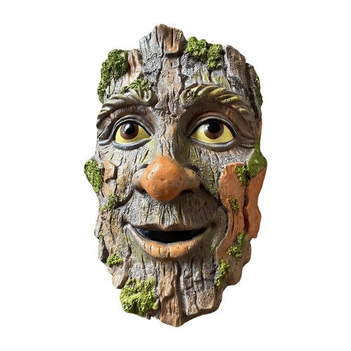 Tree face decor outdoor - decor,