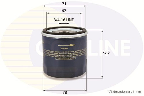 Oil filter fits alfa - filter,
