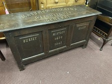 17th C Mahogany Coffer