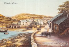 KEVIN PLATT PAINTINGS COMBE MARTIN TOPOGRAPHICAL POSTCARD UNUSED VERY GOOD MINT