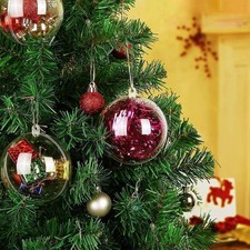 Christmas baubles clear - christmas,