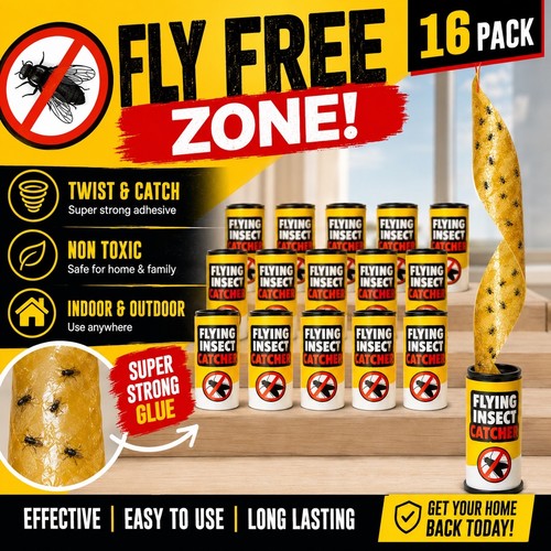 Fly insect catchers paper - 16,