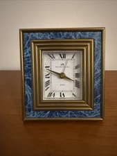 Matthew Norman Desk/ Mantel Clock Quartz Movement Battery Operated