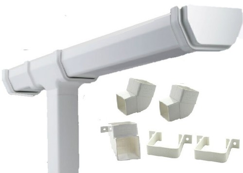 Plastic guttering kit - kit, shed