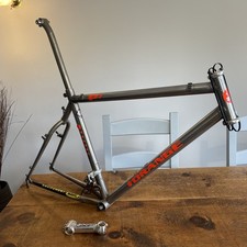 Orange P7 Retro Mountain Bike Frame - 19" - Seatpost Bottom Bracket H/Set & Stem