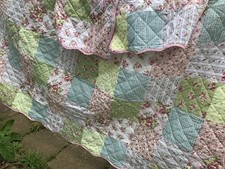 Floral Quilted Patchwork Quilt