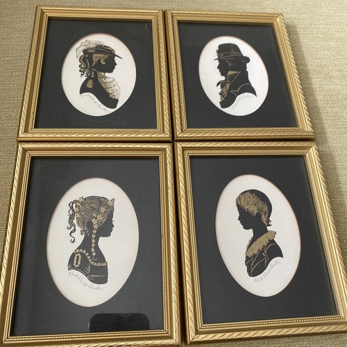 Framed silhouettes candlelight - silhouettes,