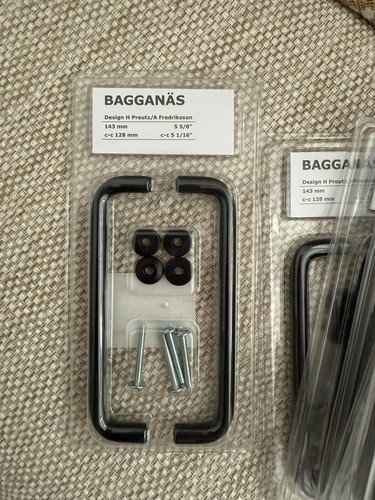 Ikea bagganas black handles - ikea,