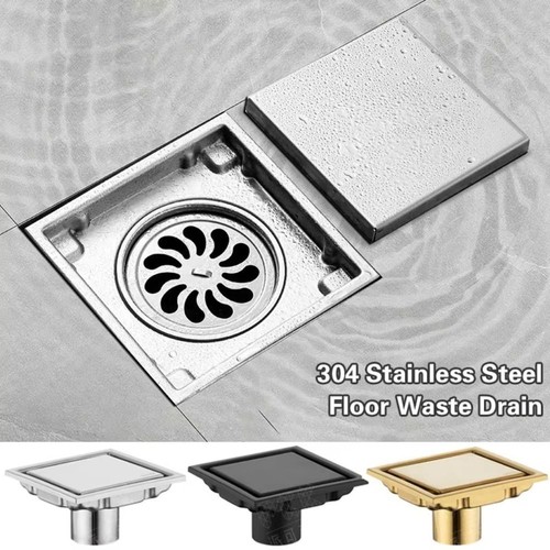 Square floor waste drain - floor,