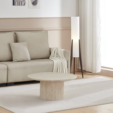 Coffee table set round 80 - coffee,