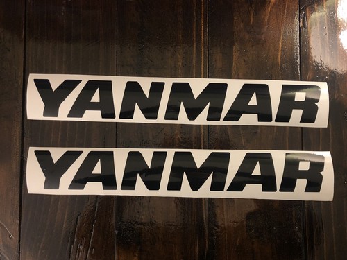 Yanmar sticker black - black, (2