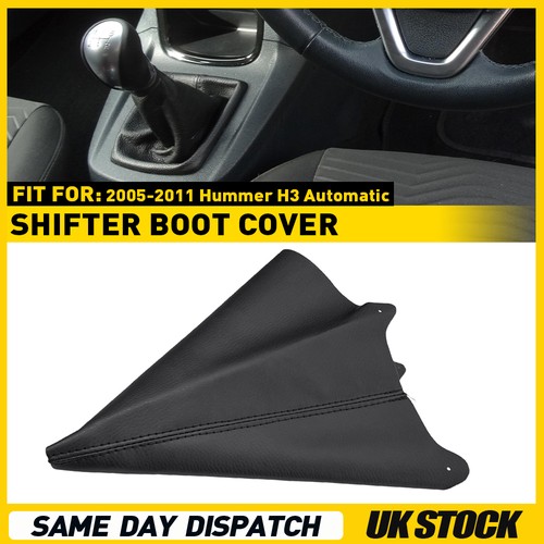 1pcs black leather gear stick - leather,