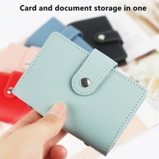 24 Cards Pu Leather Credit ID