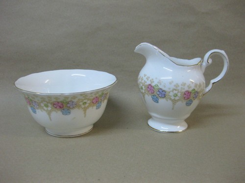 Vintage tuscan china sugar - china,