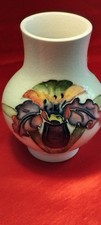 Moorcroft pottery vase in the