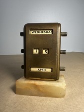 Vintage Brass Perpetual Desk