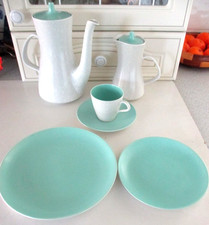 POOLE POTTERY - TWINTONE - ICE