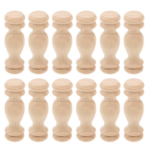 Pcs wood spindles for - spindles,