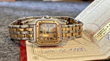 Cartier Panthere Lady Steel/Gold Ladies Watch 22mm Ref. 166921 Quartz FULLSET