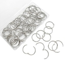 60 PCS Loose Leaf Binder Rings