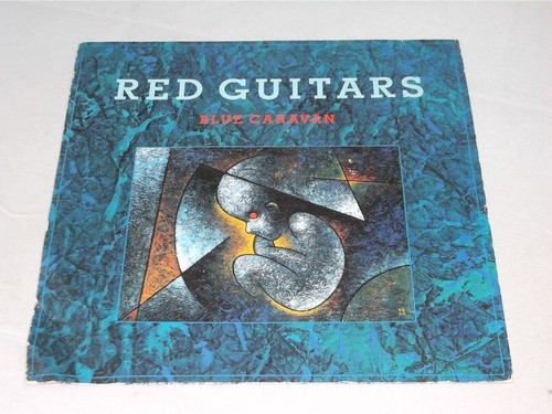 Red guitars blue - red, guitars: