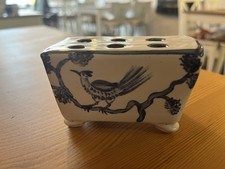 Porcelain Flower Brick Vase