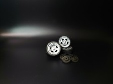 1/18 wolfrace slot mag wheels tires brake discs for diorama/diecast UNPAINTED 