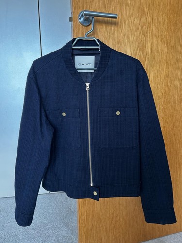 Gant navy bomber jacket - bomber,