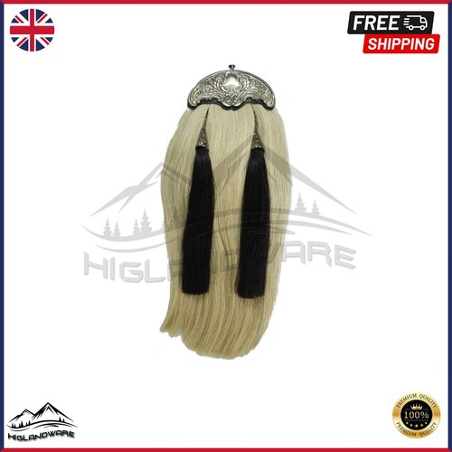 Scottish piper white horse - white,