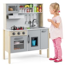 Wooden Play Kitchen Set with