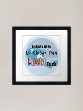Radiography Design Framed Art