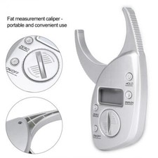Digital Body Fat Caliper Measurement Tester Display Adipometers Monitor Analyzer