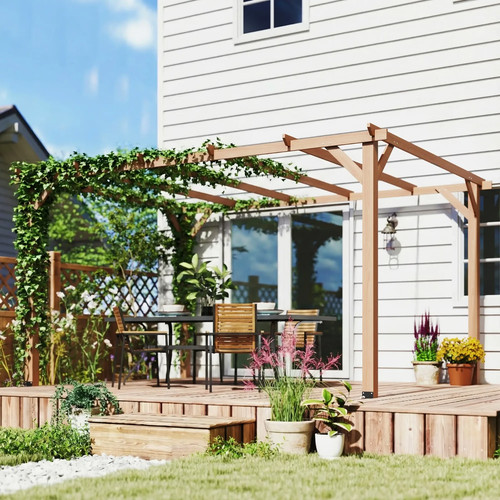 Wooden pergola kit 4x3m garden - kit,