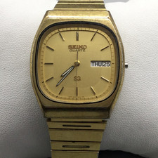 Seiko SQ Watch Women 33mm Gold